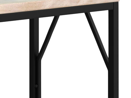 Selma - Handcrafted Metal And Wood Accent Table