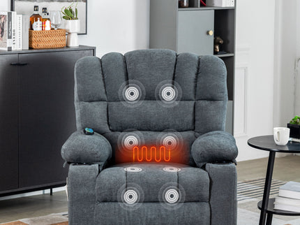 Massage Recliner Chair Sofa With Heating Vibration
