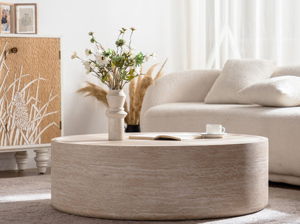 Round Coffee Table For Living Room - Amber