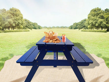 Durable Solid Wood Children's Dining Table And Chairs Set, Multi-Functional