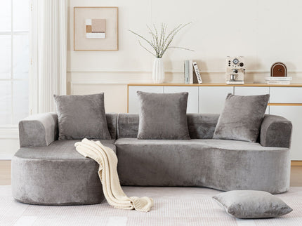 Modular Sectional Sofa With L Shape Chaise With Deep Seat