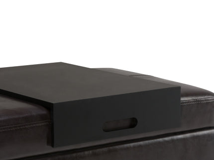 Oregon - Contemporary Storage Ottoman Bench With Tray