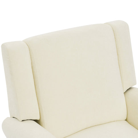 Manual Recliner Chair With Swivel Rocker Function, Dual Recline Angles