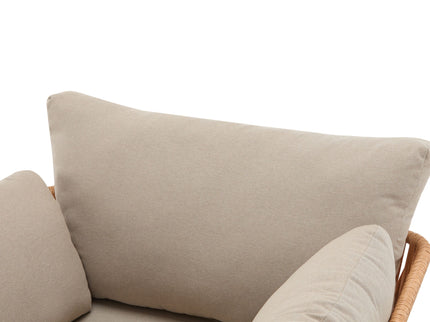 Rope Lounge Chair With Cushions For Modern Spaces