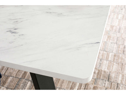 Vesper - Dining Rectangular Table - White Marble
