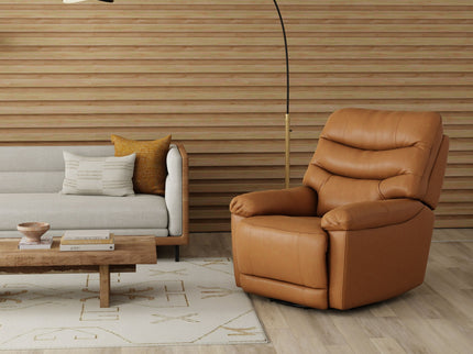 Oslo Antelope - Swivel Glider Recliner With Manual Footrest