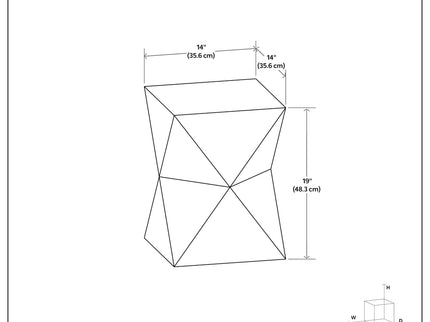 Sutton - Side Table - Natural