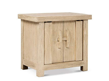 Rowan - 2 Door Cabinet - Light Natural Brown