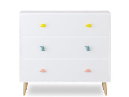 3 Drawer Dresser, Storage Cabinet With Anti Tip Safety
