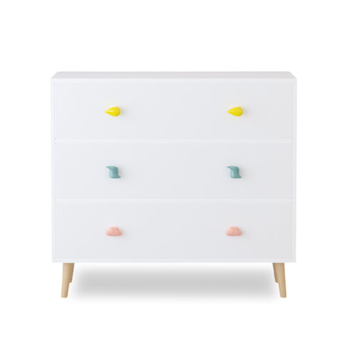 3 Drawer Dresser, Storage Cabinet With Anti Tip Safety