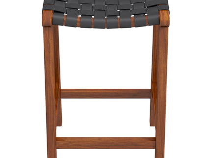 James - Mid-Century Modern Genuine Counter Stool