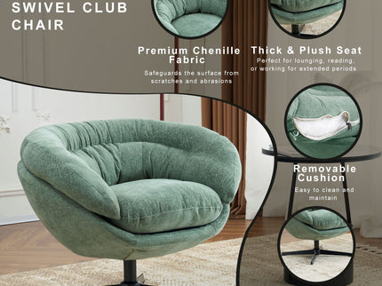 Modern Office Chair With 360 Degree Swivel