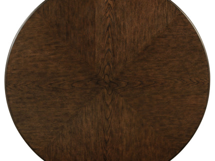 Claire - Round Pedestal Dining Table - Brown
