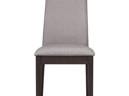 Upholstered Dining Chair (Set of 2) - Taupe / Brown