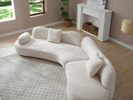Modern Curved Modular 5 Seater Sofa