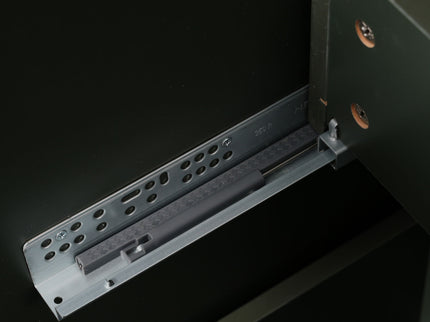 Bathroom Vanity With Ceramic Sink, Fluted Design