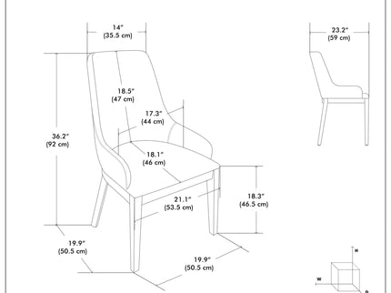 Stephanie - Upholstered Dining Chair (Set of 2)