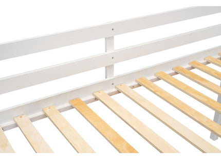 Low Loft Bed With Adjustable Ladder