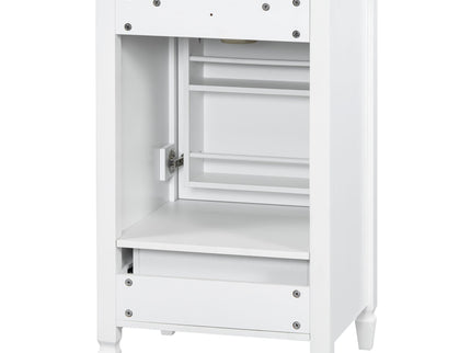 Freestanding Bathroom Vanity With Sink, Soft Closing Door, Drawer Storage - White