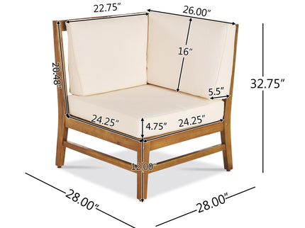 Perla - 5 Pieces Sofa Set
