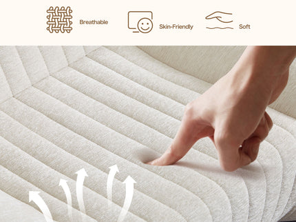 Bean Bag Chair For Adults, Lazy Floor Sofa Couch Memory Foam Bean Bag Sofas Chenille Fabric Reading Chair Comfortable Corner Lounge Sofa For Living Room - White