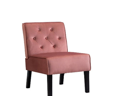 Reese - Living Room Armless Button Tufted Pattern Accent Chair (Set of 2)