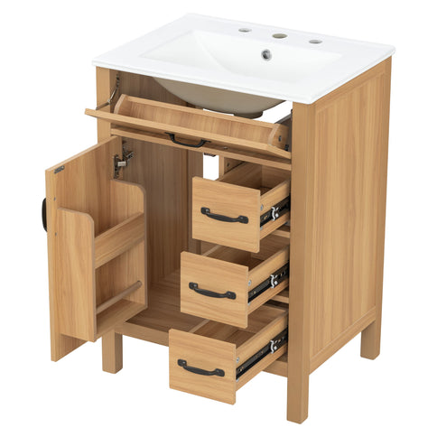 Modern Traditional Bathroom Vanity With Sink