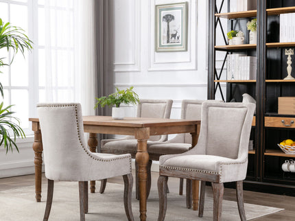 Ultra - Side Dining Chair, Nail Head (Set of 2)