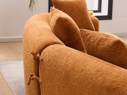 4 Seater Sofa With Fabric, 30D, 60 Hardness Full Sponge, 4 Pillow For Living Room, Home Furniture Sleeper Sectional Sofa For Apartment