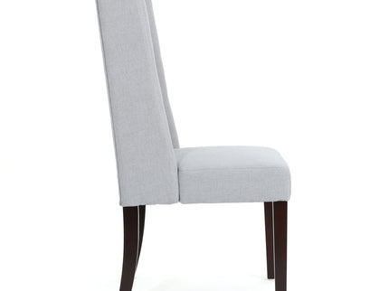 Sophisticated Tufted Dining Chair With High Back Design