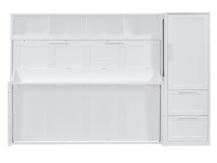 Space Saving Murphy Wall Bed With Closet And Drawers