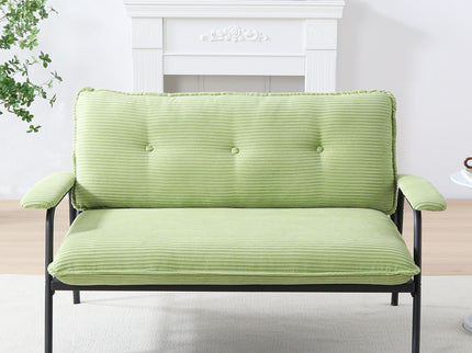 Modern Metal Frame Sofa With Sponge Filling For Compact Spaces And Versatile Use
