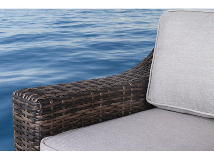 Stylish Sofa Seating Group With Cushions Perfect For Outdoor Gatherings