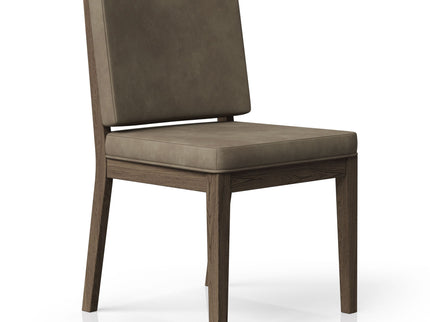 Soft Back Chair (Set of 2) - Light Brown
