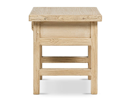 Rowan - Side Table With Drawer - Light Brown