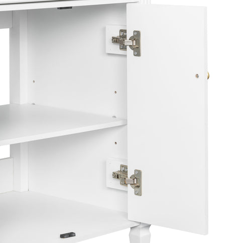 Freestanding Bathroom Vanity With Sink, Soft Close Door, Tip Out Drawer