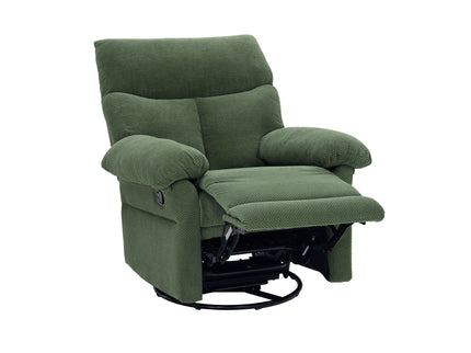 Swivel Rocker Recliner Chair With Manual Recline For Living Room