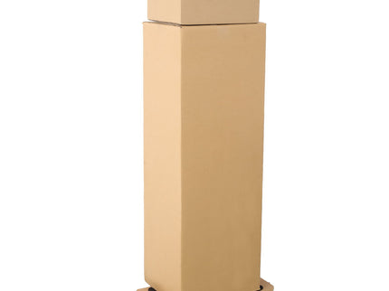 Furniture Moving Dolly, Heavy Duty Wood Rolling Mover With Wheels For Piano Couch Fridge Heavy Items, Securely Holds 500 Lbs (Set of 4) - Natural