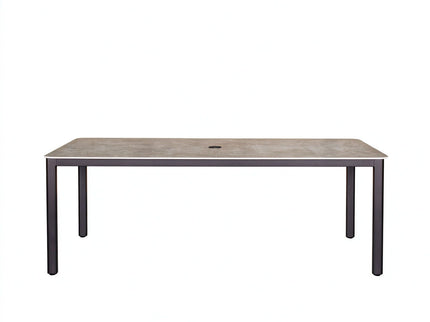 Verona - Dining Outdoor 7 Pieces Set - Dark Espresso / Gray / Off White