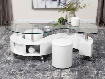 Marley - 3 Piece Coffee Table And Stools Set