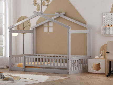 Bed House Bed Frame With Fence