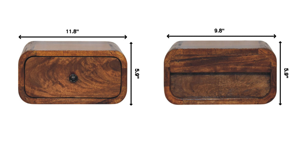 Avora - Wall Mounted 1 Drawer Nightstand