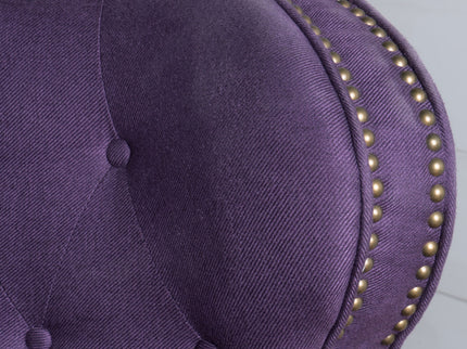 Accented Push Back Recliner Chair With Rolled Arms, Enjoy Cocooning Comfort