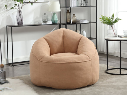 Bedding Bean Bag Sofa Chair High Pressure Foam With Footrest