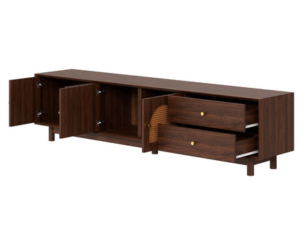 TV Stand With For 85" TVs - Walnut