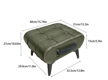 Minimalist Footstool With Hidden Storage
