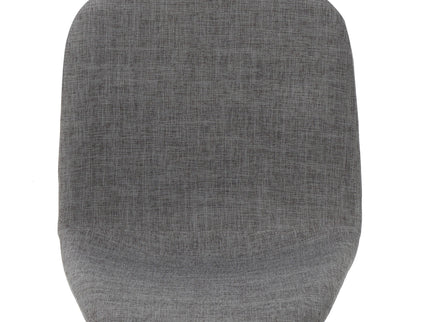 Modern Minimalist Fabric Dining Chair With Iron Legs