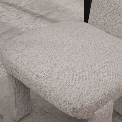 Armless Curved Back Accent Chairs