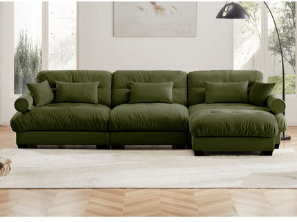 Super Comfort Oversized Modular Sectional Sofa With Movable Ottoman