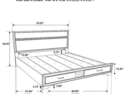 Corbin - Glittering Bedroom Set